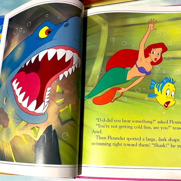 DISNEY’S THE LITTLE MERMAID VTG 2002 A READ ALOUD BOOK HARDCOVER 65 Pages - Picture 6 of 16